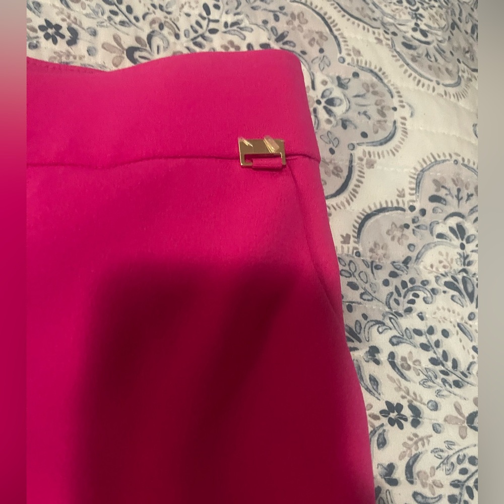Anne Klein Vibrant Pink Women's Pants - Picture 3 of 7